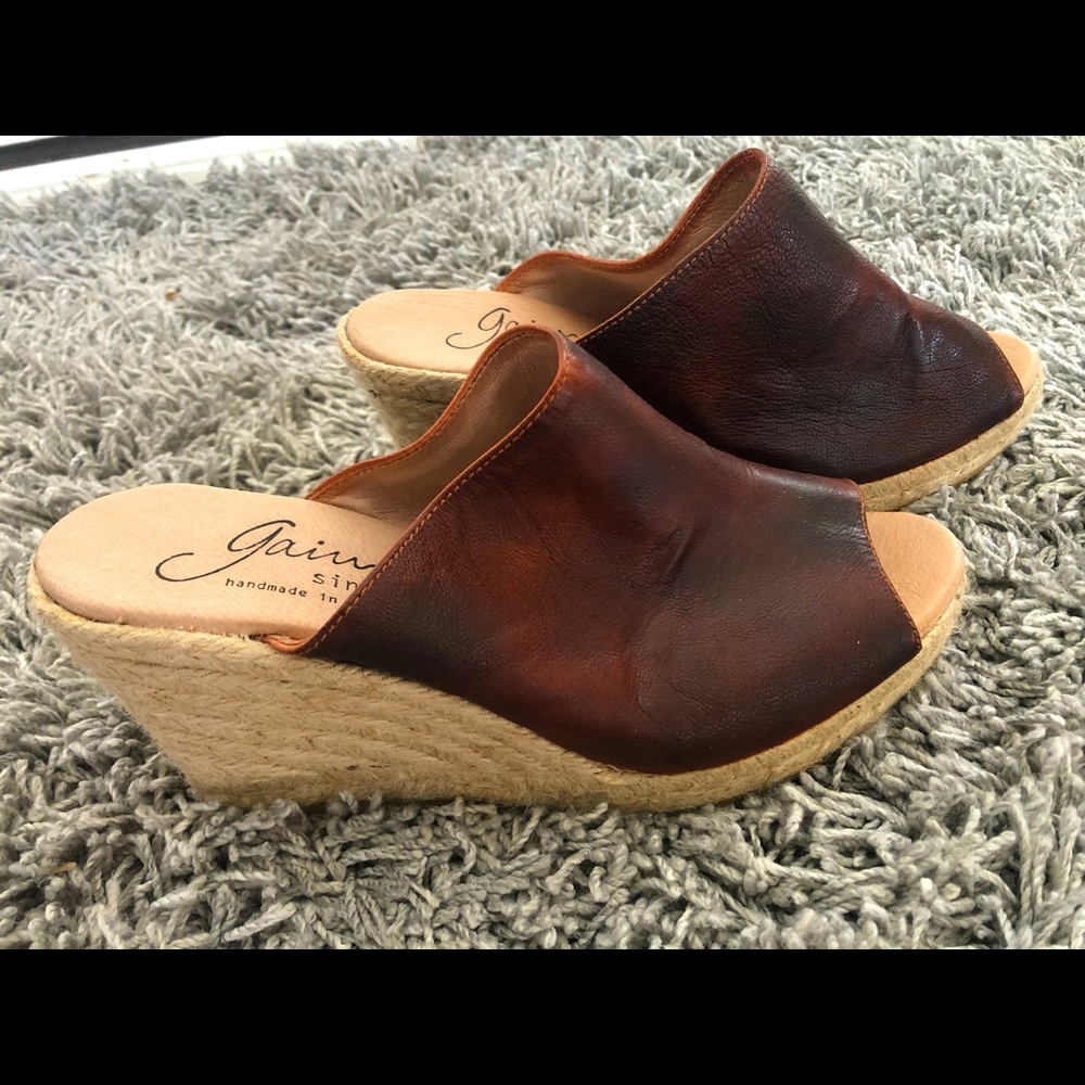 Wedge sandals size 8